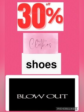 BUNDLE BLOW OUT ! 30% OFF ANY 2 CLOTHING AND OR SHOE ITEM